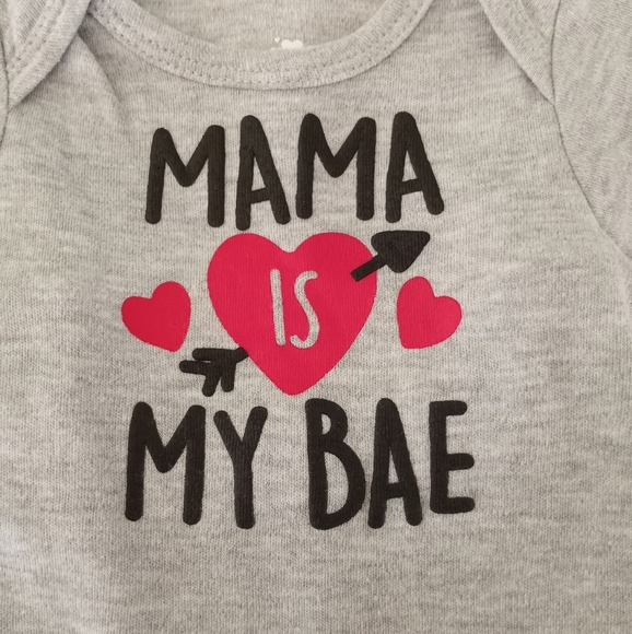 Newborn Boys Mama Is My Bae Matching Set NWT - Picture 4 of 7